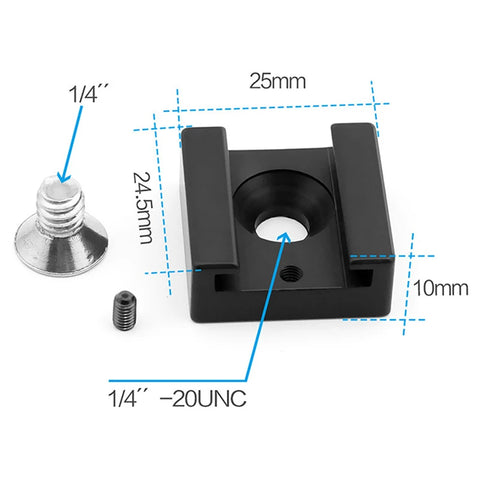 cameras Cold Shoe Mount Holder Adapter For Flash