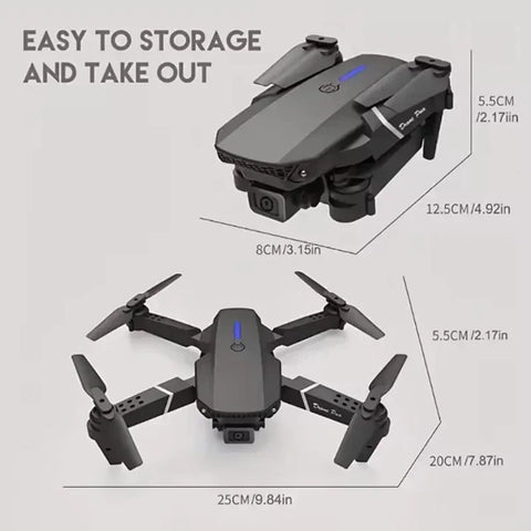 4K Professinal With 1080P Wide Angle Dual HD Camera Foldable RC Helicopter