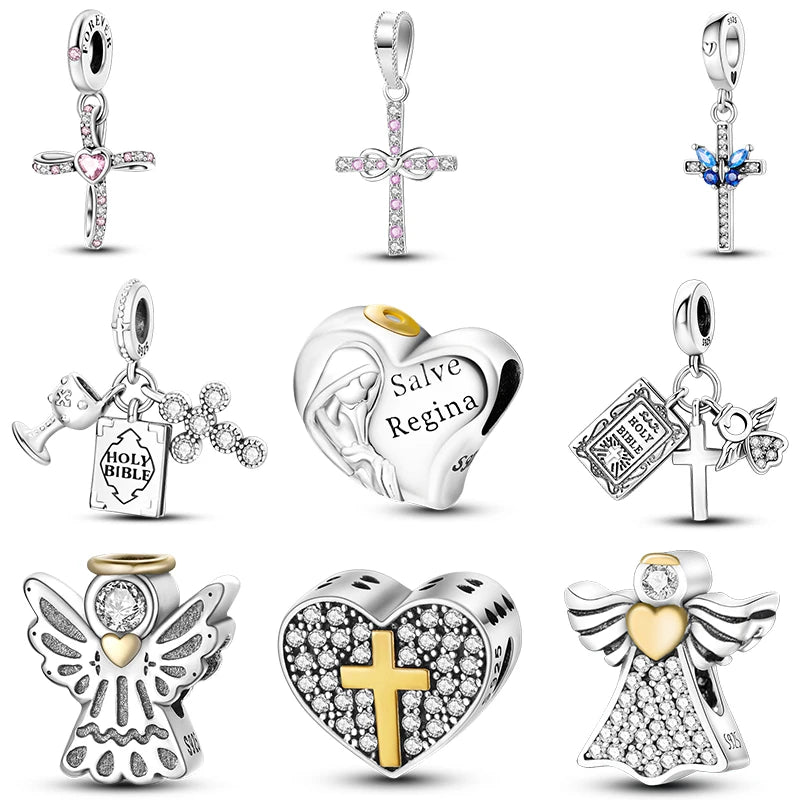 Silver 925 Virgin of Guadalupe Motif Charms