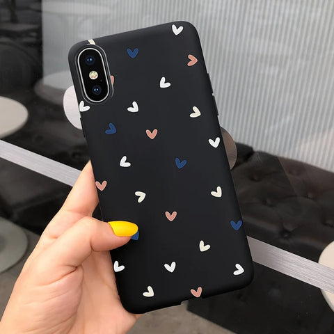 Silicone Soft Fundas Phone Back Cover Case For iPhone