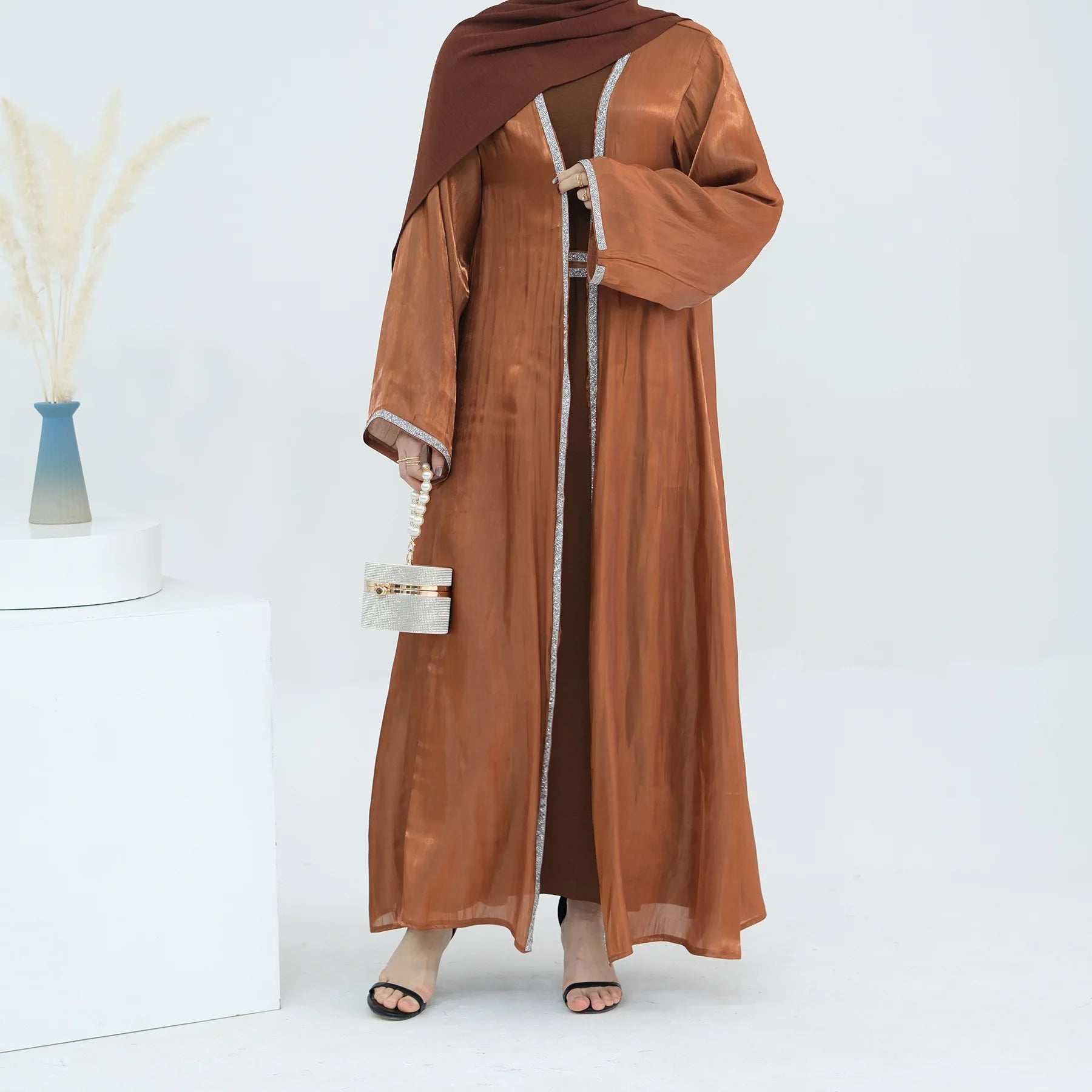 Islam Clothing Türkiye Daily Solid Colot Robe Cardigan