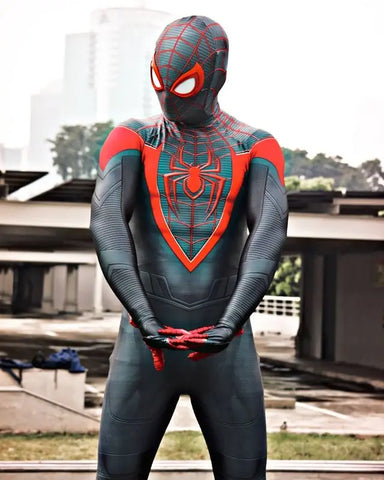 Superhero Cosplay Costume Full Bodysuit Zentai Second Skin Party