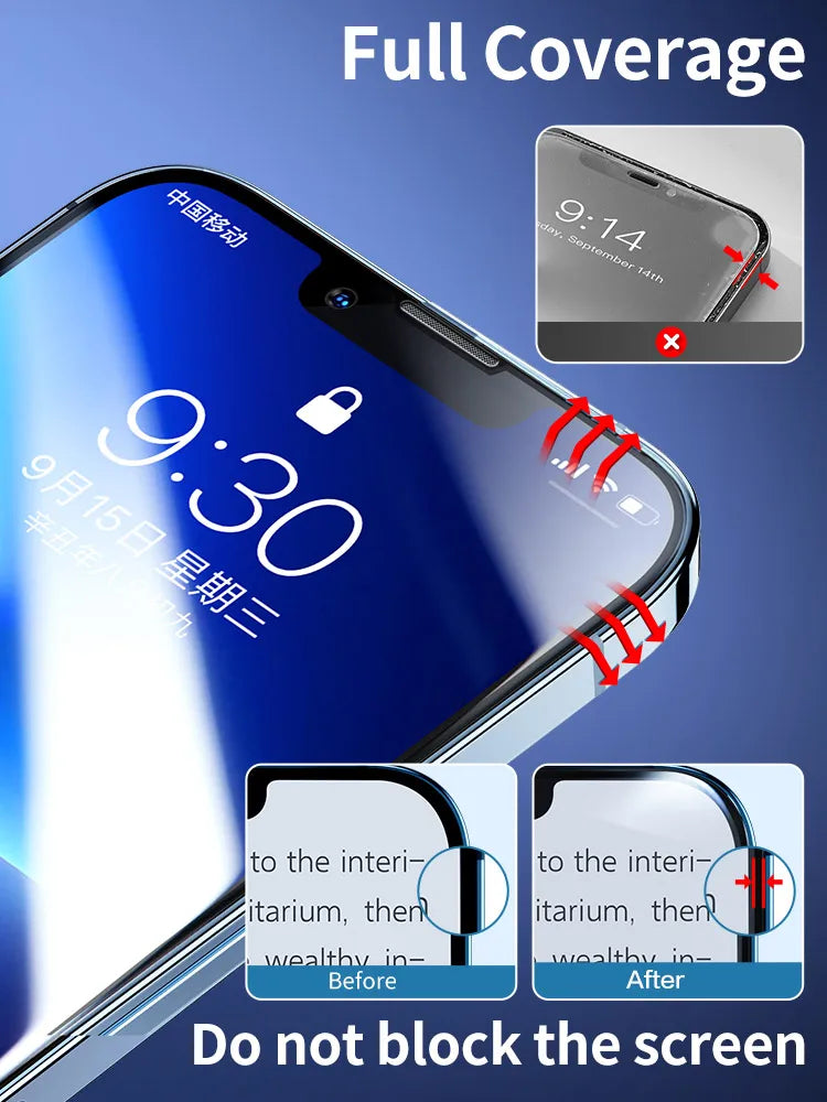 Full Cover Tempered Glass for iPhone