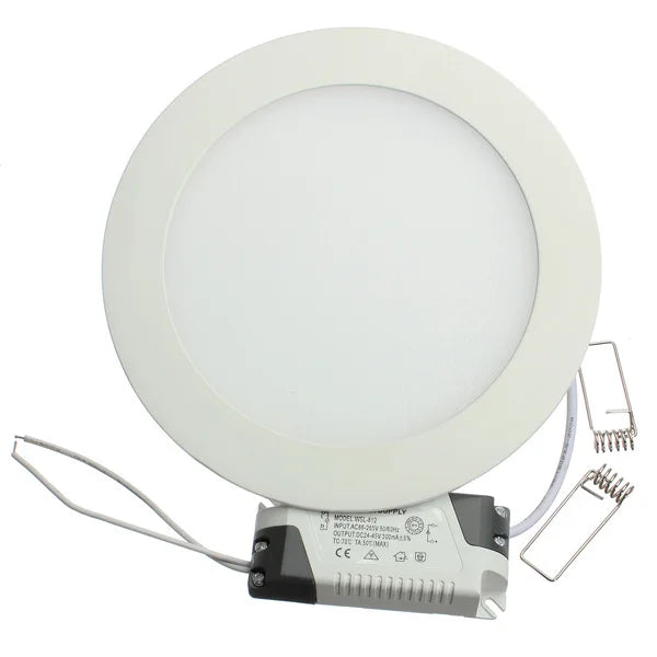 Ultra Thin Dimmable Led Panel Downlight 3w 6w 9w 12w 15w 25w LED Round Ceiling Light Built-in AC85-265V LED Panel Light SMD2835