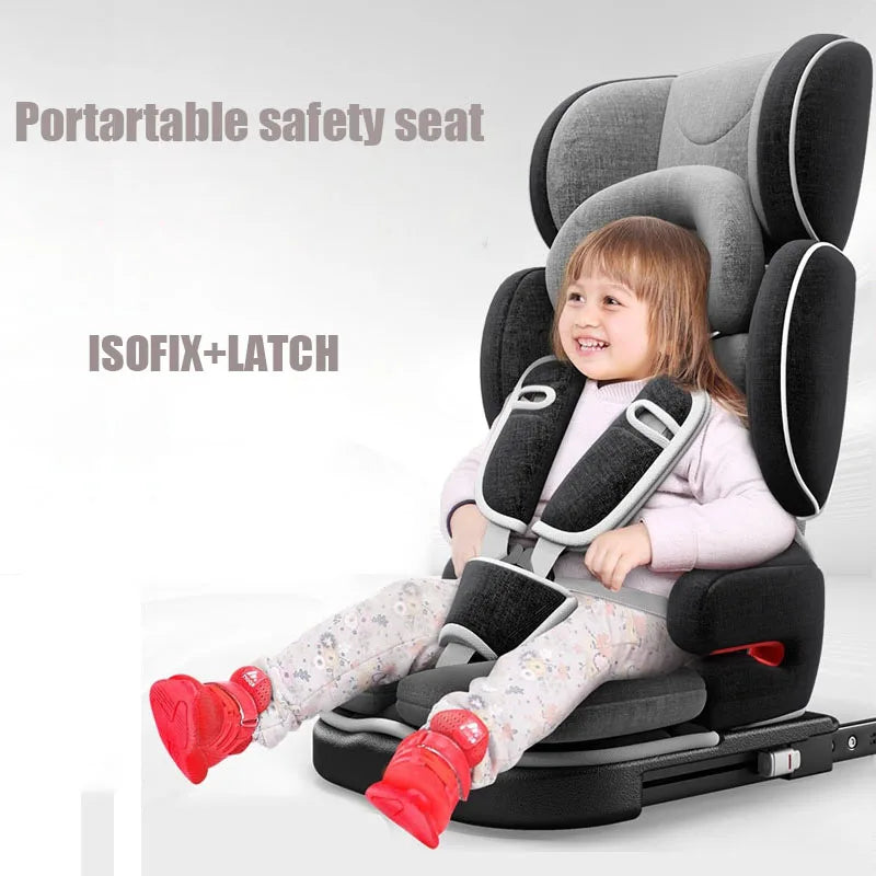 Folding Child Car Seat Portable Baby Car Safety Seat Adjustable Kids Car Seat Baby Chair Baby Car Booster Seat for 9-36kg