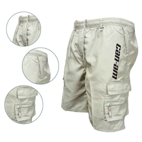 Summer Shorts Casual Beach Shorts Loose Cargo Shorts and Hiking Shorts Overalls Men's Bottoms Drawstring Trousers