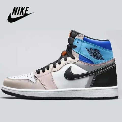 Men's Sneakers Unisex Women Breathable Air Jordan 1 Mid