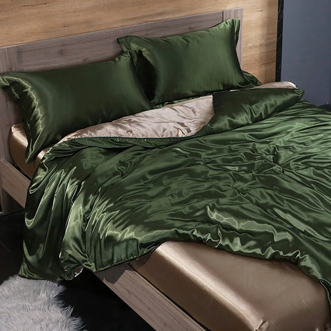 Blend Mulberry Silk Luxury Bedding Set