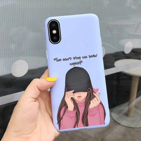 Silicone Soft Fundas Phone Back Cover Case For iPhone