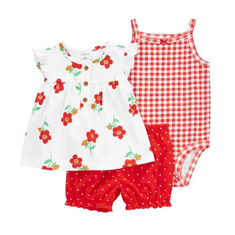 Summer Baby Girls Clothes Set