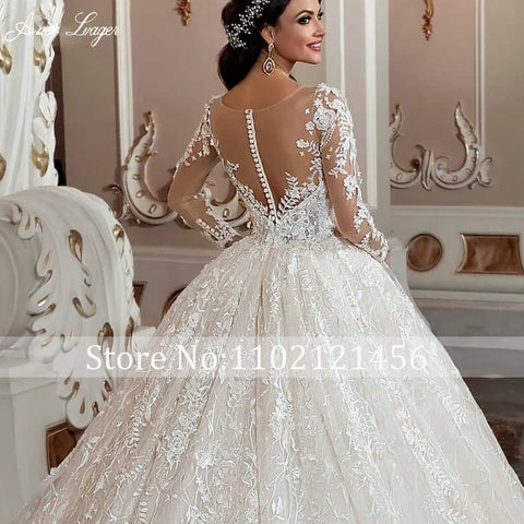 Train Ball Gown Wedding Dress