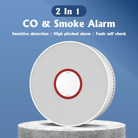 Wireless Fire Protection Smoke alarm Sensor for Home Kitchen