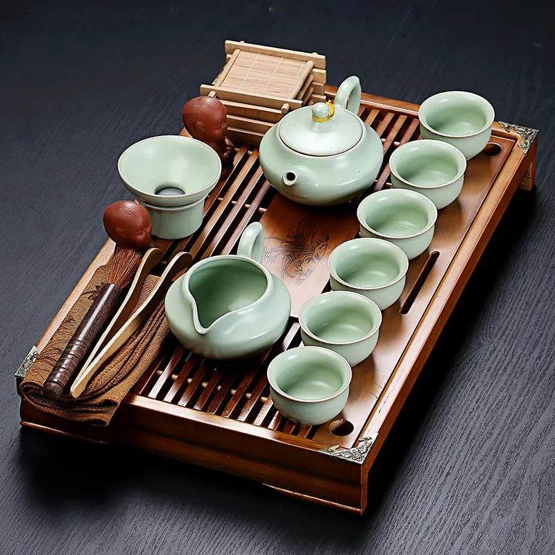 Vintage Simple Kung Fu Luxury Tea Set