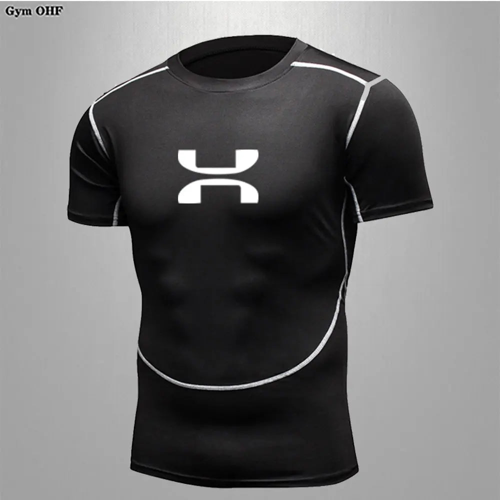 Quick Dry Men Tshirt Short Sleeve Gym Jerseys