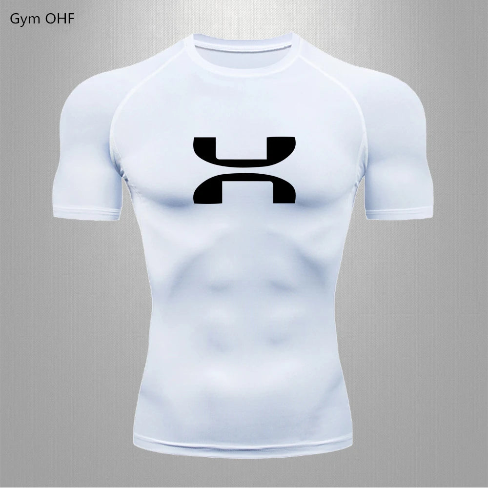 Quick Dry Men Tshirt Short Sleeve Gym Jerseys