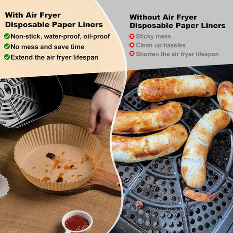 Leeseph Disposable Air Fryer Paper Liners