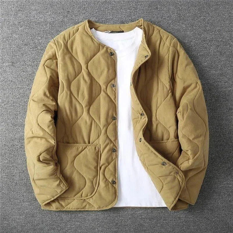 Autumn Winter O-neck Jacket Men's