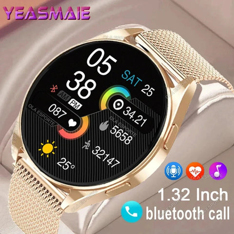 GPS Sport Smart Watch 6 Men Woman Custom Dial 1.32'' Screen Bluetooth Call Heart Rate Health Monitoring For Watch 6 Pro 2024 New