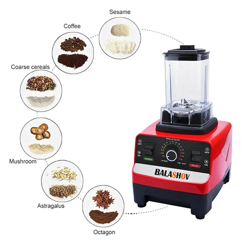 Commercial Blender Fruit Mixer Juicer Food Processor