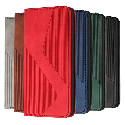 Magnetic Leather Book Case for Samsung Galaxy