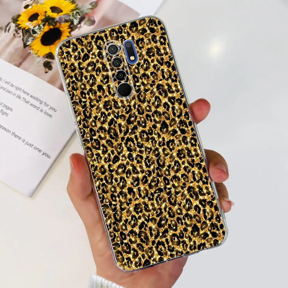 For Xiaomi Redmi 9 Prime Case Fashion Marble Soft Silicone Transparent Phone Back Cover For Xiaomi Redmi 9 Bumper on Redmi9 Capa