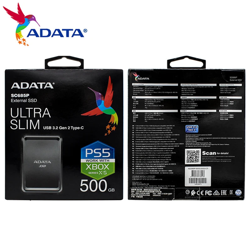 Type-C Solid State Drive Portable Hard Drive