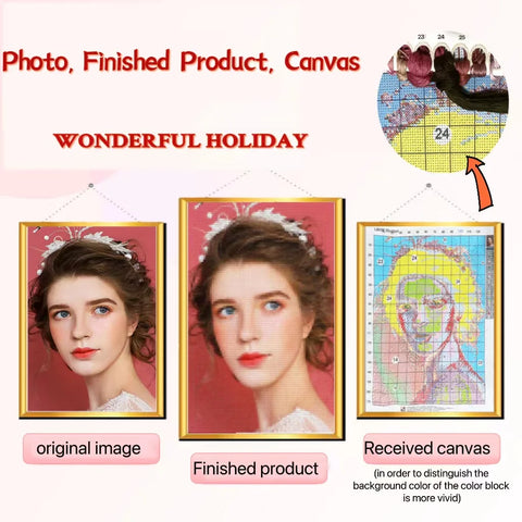 Photo Custom Cross Stitch Embroidery Kits 11CT/14CT Cotton/silk Thread Painting DIY Needlework DMC Set Counted Printed on Canva