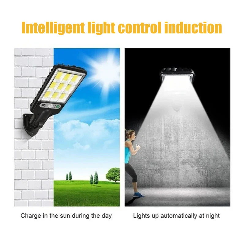 Outdoor Wireless Solar Security Wall Light