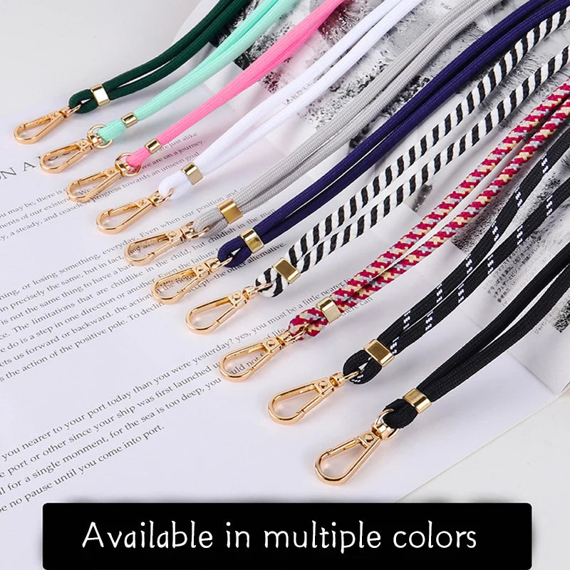 NEW Universal Adjustable Phone Lanyard Strap Mobile Phone Hanging Rope Neck Straps Anti-lost Lanyards Cell Phone Accessories