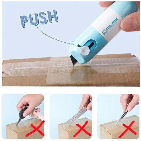 Office Anti Peep Identity Information Privacy Protector Eraser with Knife Parcel Box Opener
