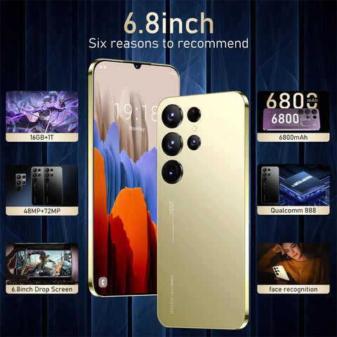 Hot New S24 Ultra Smart phone 6.8 inch Full Screen 4G/5G Cell Phone 16TB+1TB 7800mAh Mobile Phones Global Version Celulares