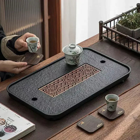 Luxury Tea Table Tray High Quality Chinese Tea Tray Set