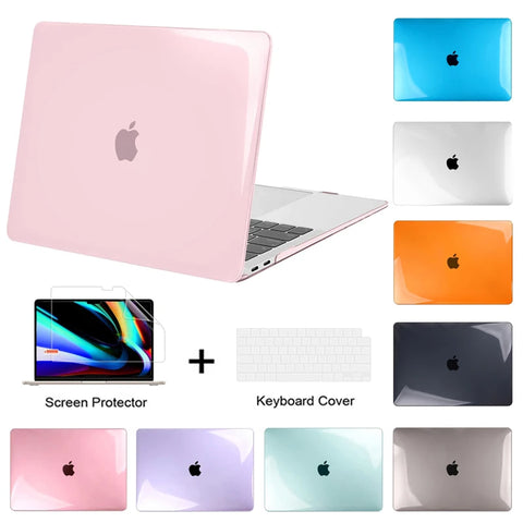 Crystal Case For 2023 Macbook Pro 15.3 A2941 M2 Chip Laptop Protective Cover For MacBook Pro 16 15 A2485 A2780 A1398 A1707 A2141