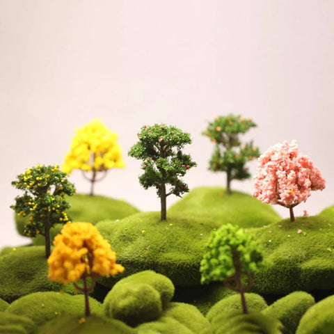 1/5 PC Mini Flowers Tree Model Artificial Plants