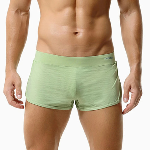 Casual Silky Mesh Sports Boxer Shorts For Men