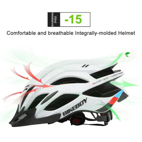 BIKEBOY Road Bike Helmet Professional Competition MTB Bicycle Helmets For Men Ultralight Cycling Helmet Riding Capacete Ciclismo