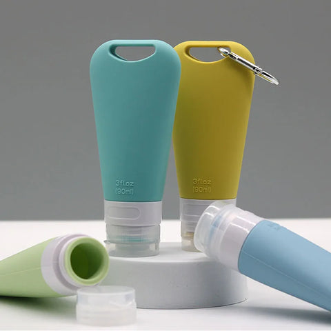 Silicone Travel Bottle Lotion Essence Shampoo Shower Gel Squeeze Bottle