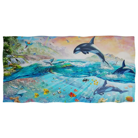 Ocean Animals Cotton Bath Towels