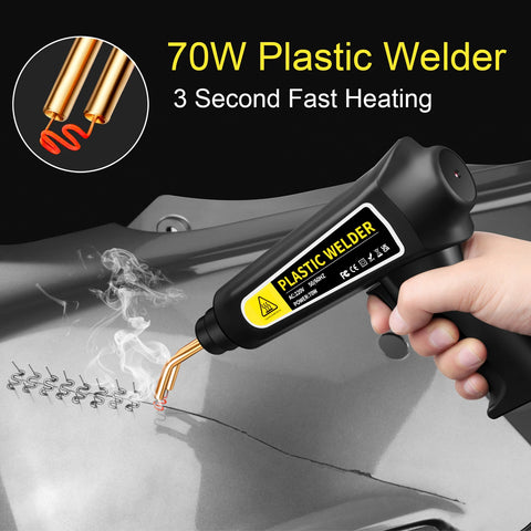 New Heat Gun Plastic Welding Machine Bumper Soldering Iron Staples Bumper Repair Car Tools Kit HOT Stapler Plastic Welder