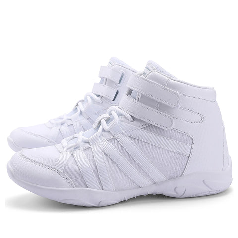 Boy's White High Top Cheerleading Shoes