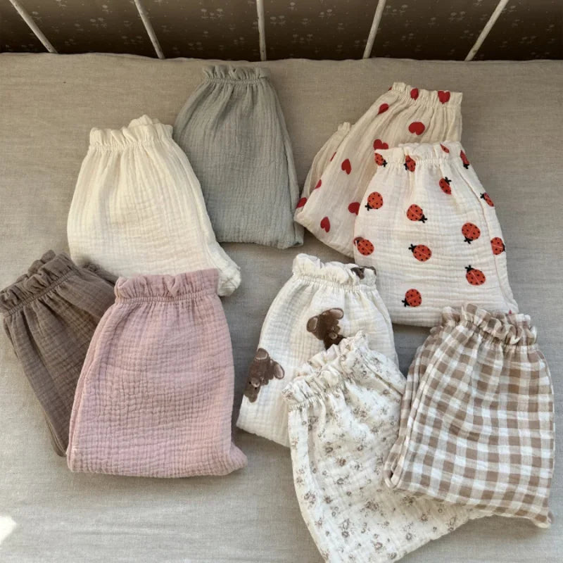 Organic Cotton Baby Pants Newborn Toddlers