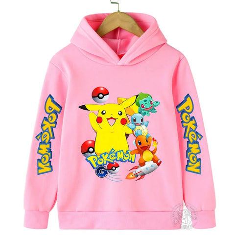 Spring Back to School Kids Kawaii Boys Hoodie