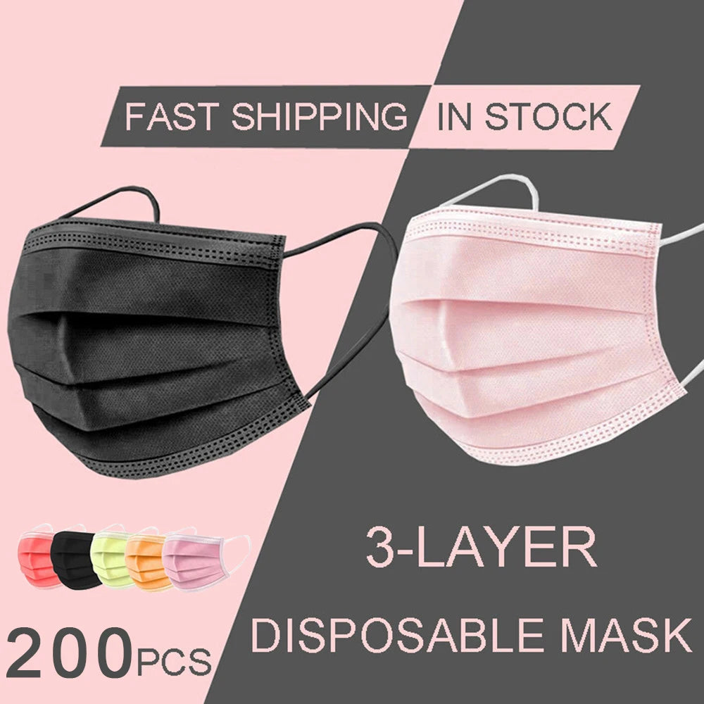 10-200pcs Certified surgical Disposable mask