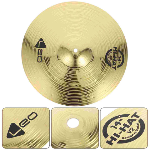 ccessories Brass Percussion Cymbals Prop for Drum Players