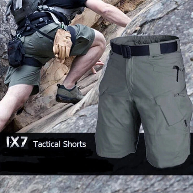 Men Urban Military Tactical Shorts Outdoor Waterproof Wear Resistant Cargo Shorts