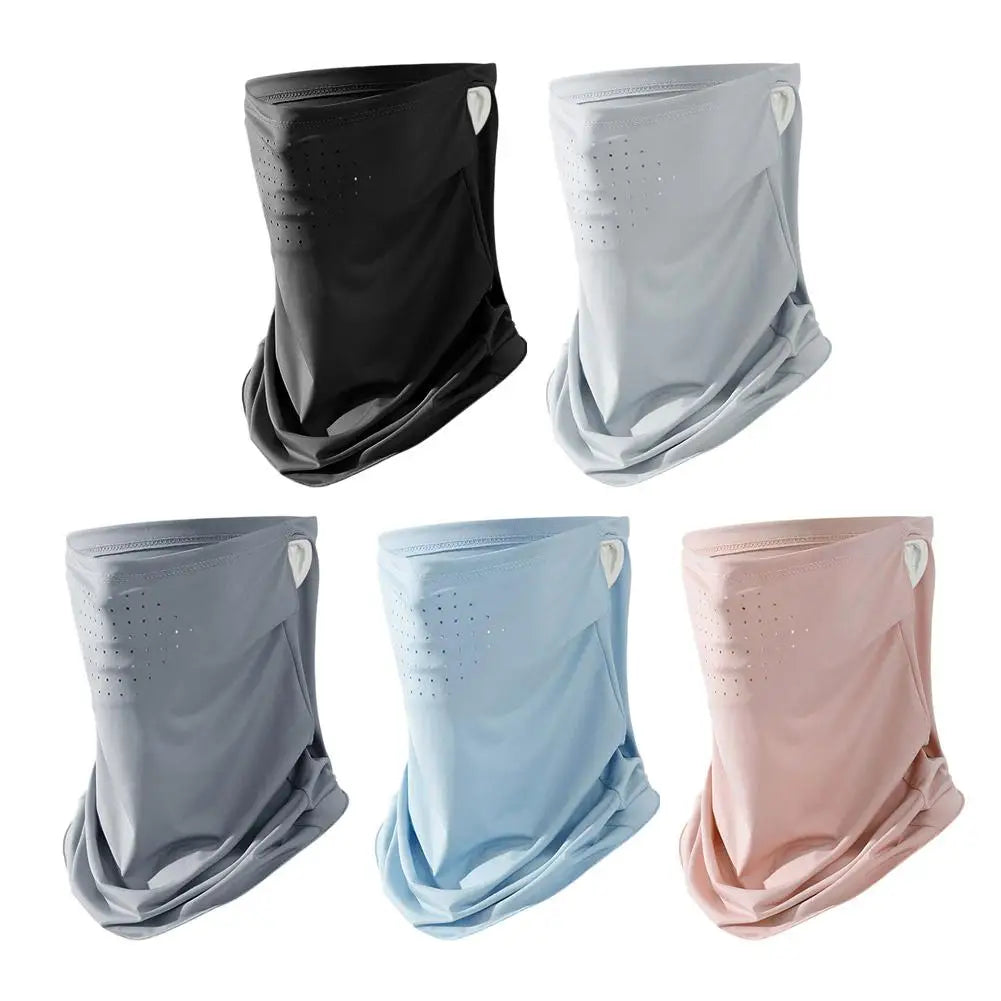 Outdoor Neck Wrap Cover Sports Sun Proof Bib Ice Silk Mask