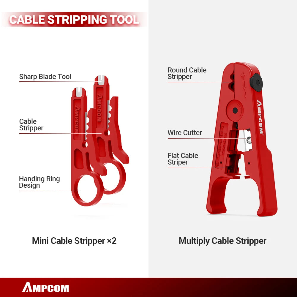 Crimper Lan Tester Tool Set