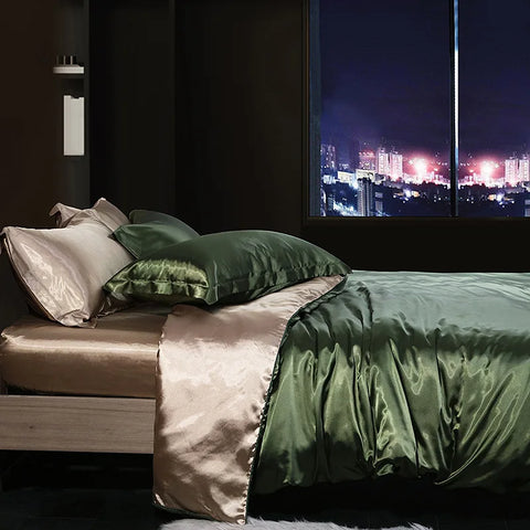 Blend Mulberry Silk Luxury Bedding Set