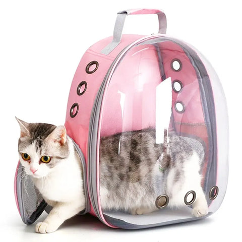 Bubble Pet Backpack Small Animal Puppy Kitty Bird Breathable Pet Carrier