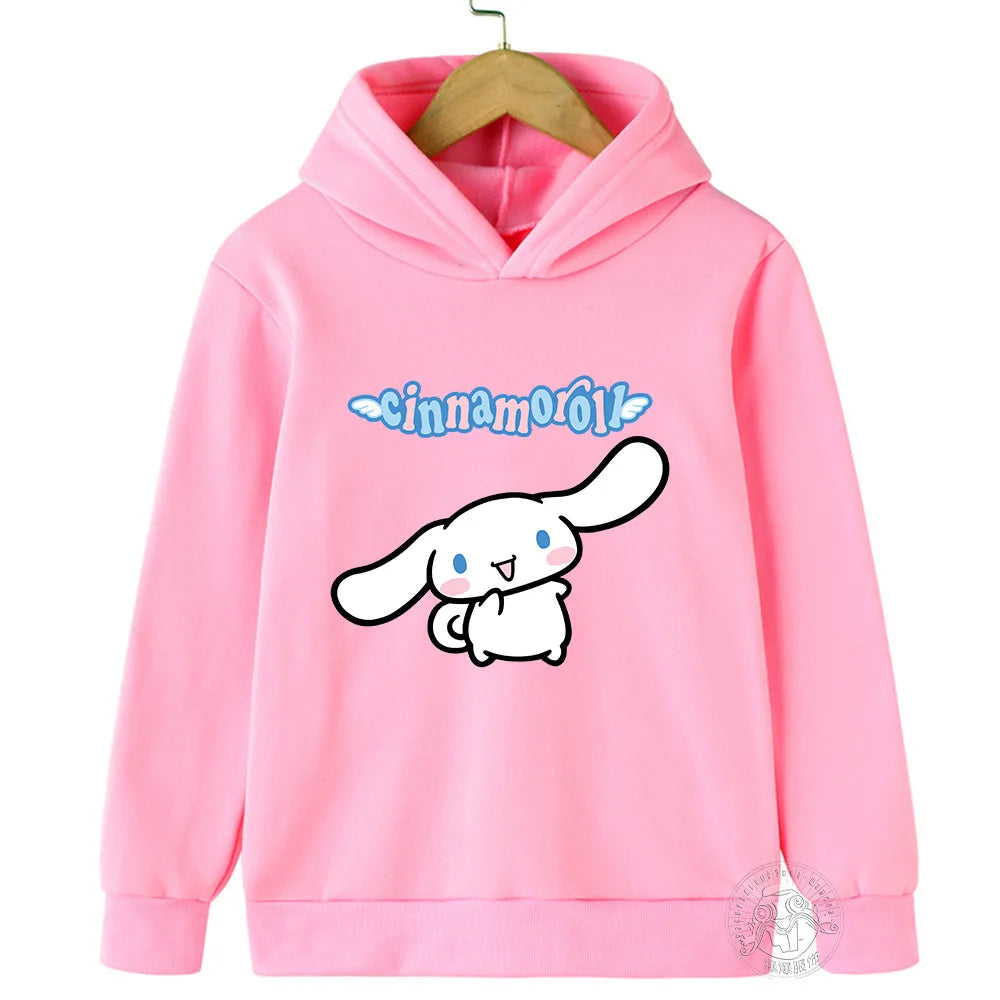 Kids Cinnamoroll Hoodies Boys Clothes